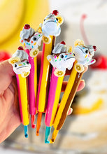 Banana Split Frogs Crochet Hook Long or Short Grips Choose One