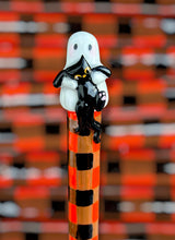 Ghost with Cat Halloween Crochet Hook Long or Short Grips Choose One