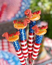 Summer Hotdog Crochet Hook Long or Short Grips Choose One