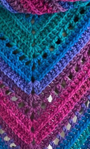 Wild Oleander Hooded Scarf (pattern by Wickedly Handmade)