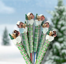 Winter Cabin with Moose Crochet Hook Long or Short Grips Choose One