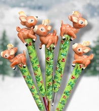 Winter Deer Crochet Hook Long Grips Choose One
