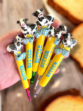Butter Lover & Cow Crochet Hook Long or Short Grips Choose One