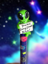 Emotional Support Alien Crochet Hook Long or Short Grips Choose One