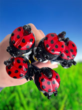Chunky Ladybug Cats Crochet Hook Long or Short Grips Choose One