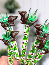 Dachshund Planter with Ladybugs Crochet Hook Long or Short Grips Choose One