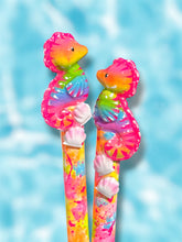 Neon Seahorse Crochet Hooks Long or Short Grips Choose One