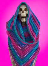 Wild Oleander Hooded Scarf (pattern by Wickedly Handmade)