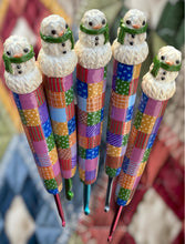 Cozy Snowman Crochet Hook Long Grips Choose One