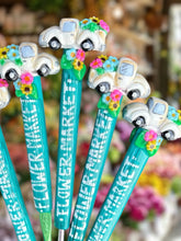 Old Truck Flower Market Crochet Hook Long or Short Grips Choose One